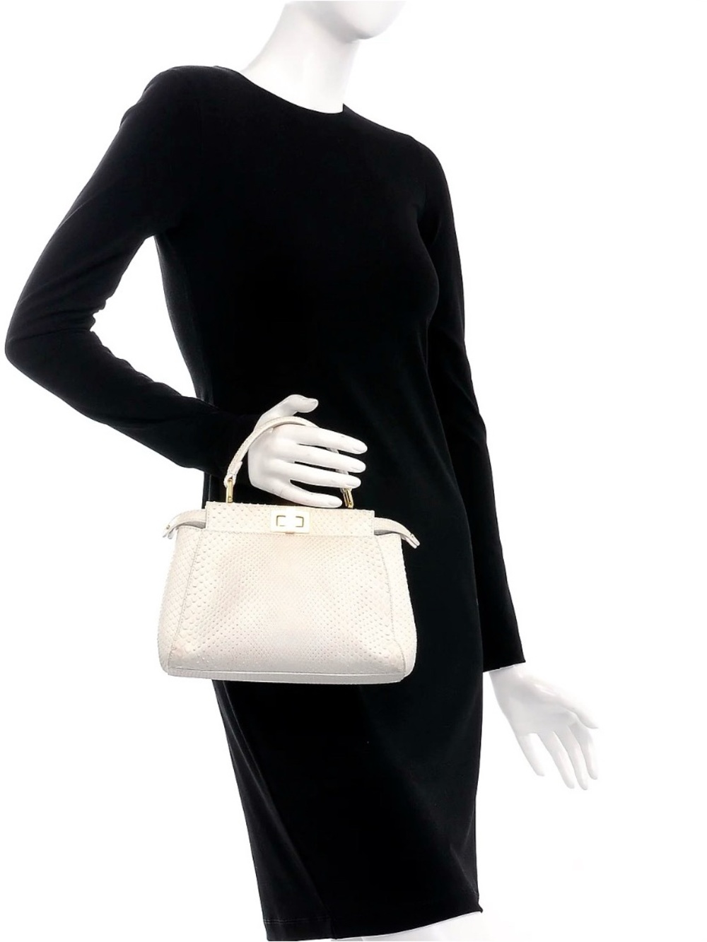 Fendi Python Mini Peekaboo